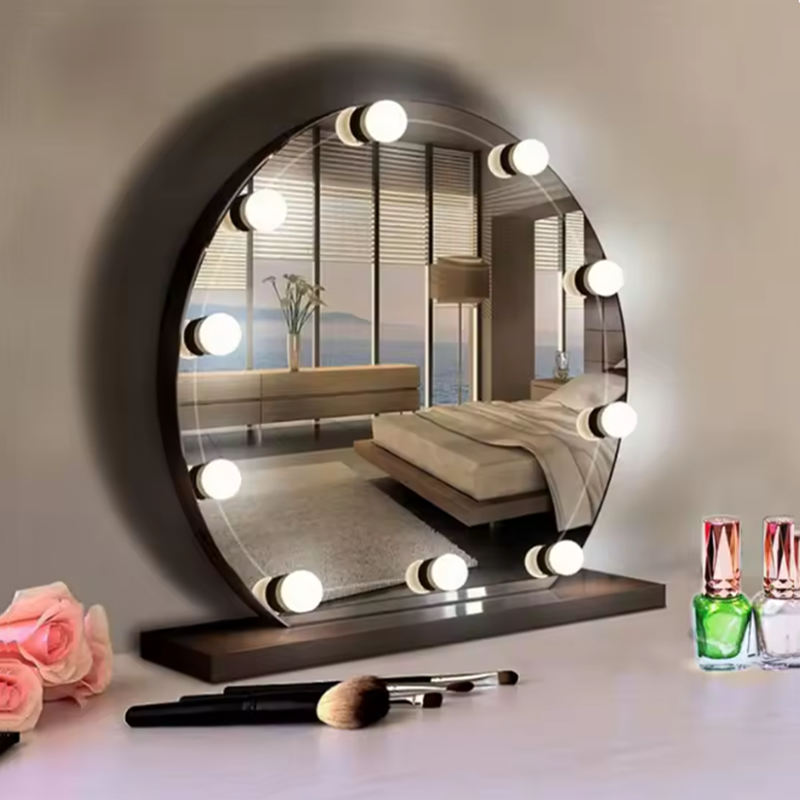 Dressing Table Vanity With Lighted Mirror - Lampu Rias Hollywood dengan Cermin LED