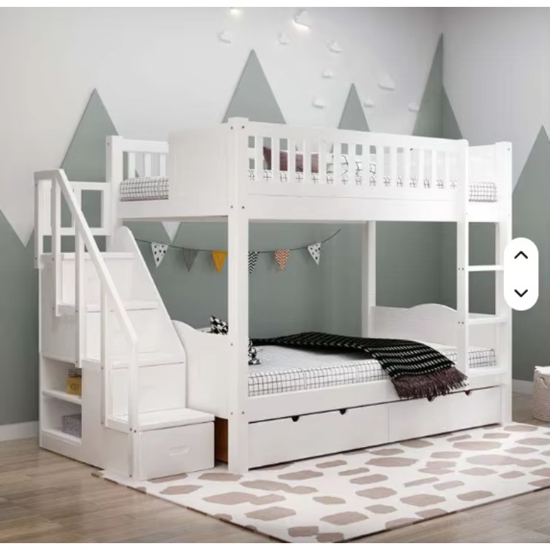Bunk Bed With Stairs And Slide - Tempat Tidur Anak Tingkat Dua dari