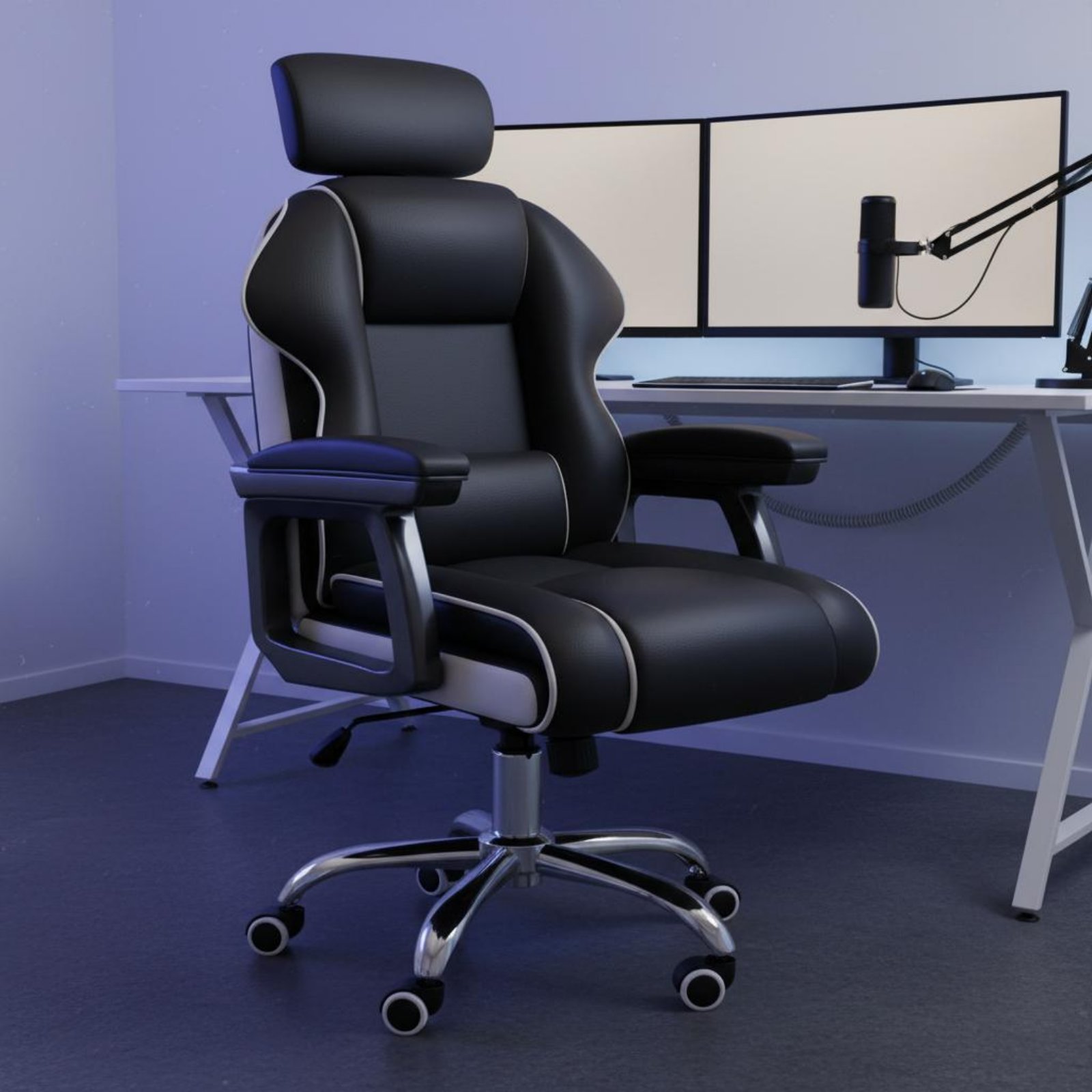 Bedroom Furniture - Kursi Gaming Ergonomis, Tinggi Dapat Disesuaikan,