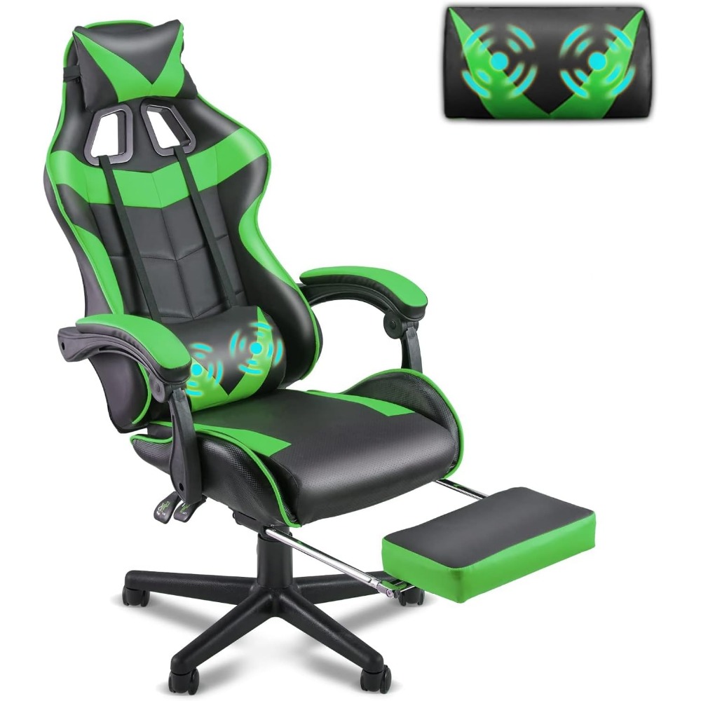 Sofas - Kursi Gaming Ergonomis dengan Sandaran Kaki
