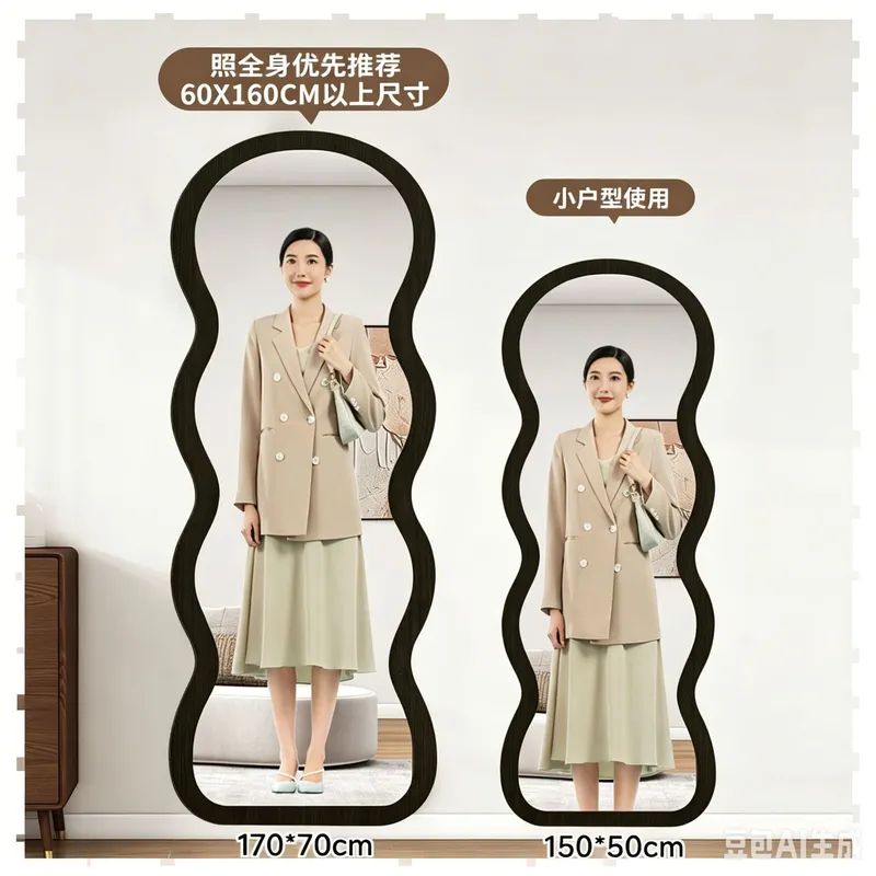 Cermin Dinding Gaya Abad Perte - Full Length Mirror Jewelry Armoire ulasan dan harga