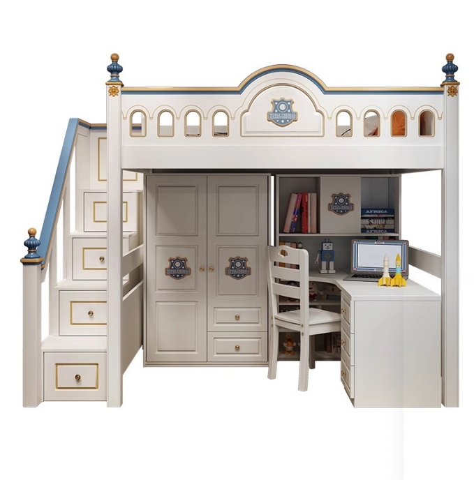 Desain Tempat Tidur Tingkat Ka - Bunk Bed With Stairs And Slide ulasan dan harga