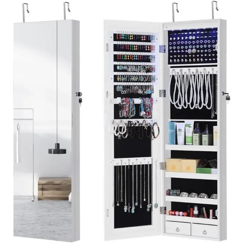 Lemari Perhiasan Cermin Panjan - Full Length Mirror Jewelry Armoire ulasan dan harga
