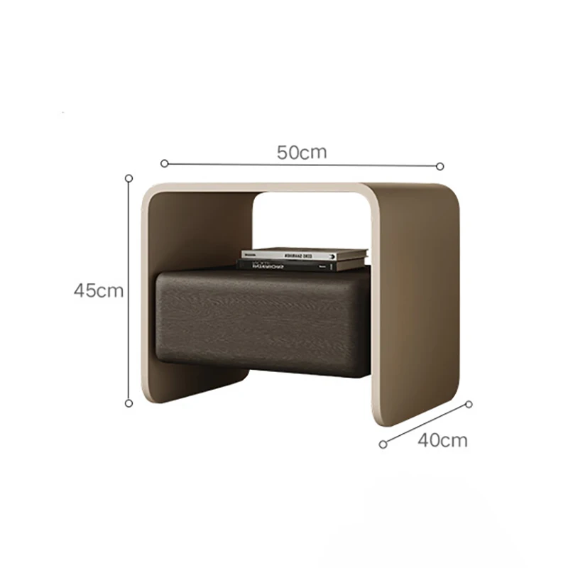Meja Nakas Kayu Solid Mewah ya - Solid Wood Nightstand 2 Drawers ulasan dan harga