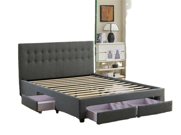 Rangka Tempat Tidur Double Mod - King Size Bed Frame With Storage Drawers ulasan dan harga