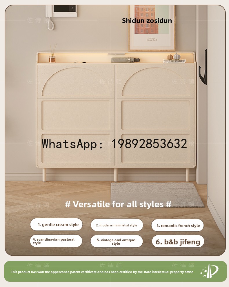 Lemari Sepatu LYY untuk Pintu  - Shoe Rack Cabinet Narrow Entryway ulasan dan harga