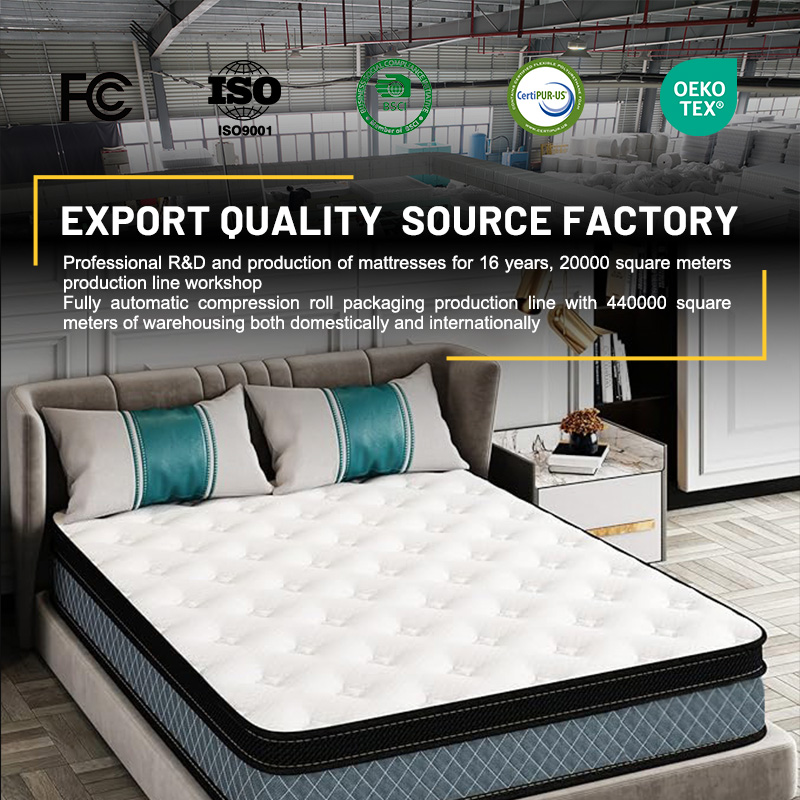 Kasur Hybrid Busa Memori Pegas - Memory Foam Mattress In A Box Queen ulasan dan harga