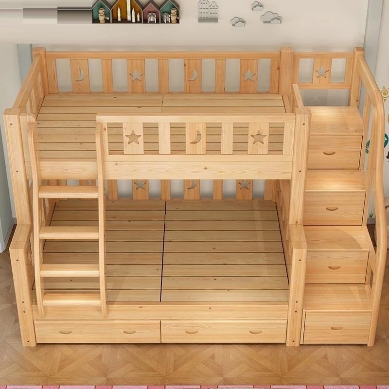 Tempat Tidur Tingkat Multifung - Bunk Bed With Stairs And Slide ulasan dan harga