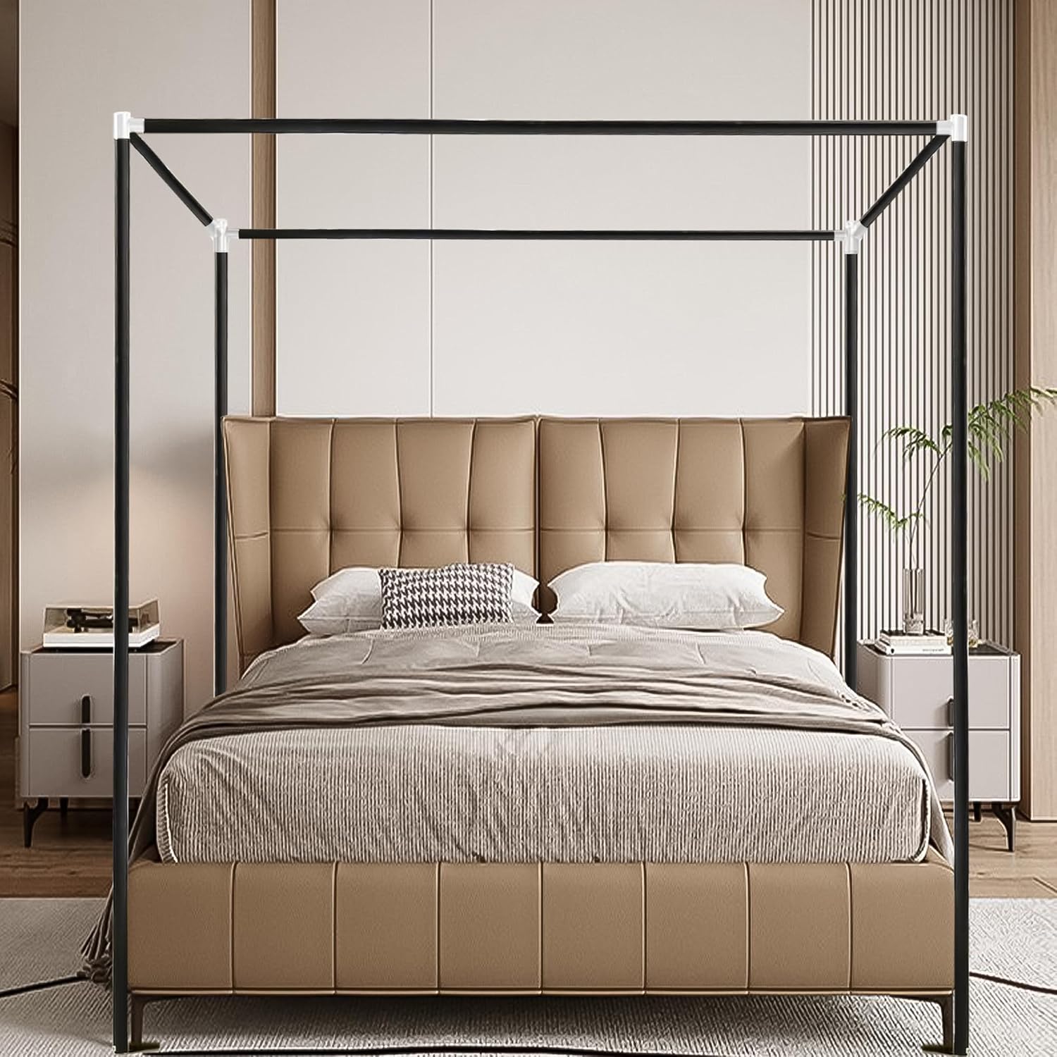 Rangka Tempat Tidur Kanopi Sta - Canopy Bed Frame Metal Queen ulasan dan harga