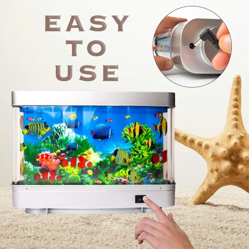 Lampu tangki ikan tropis dekor - Floating Nightstand With Led Light ulasan dan harga