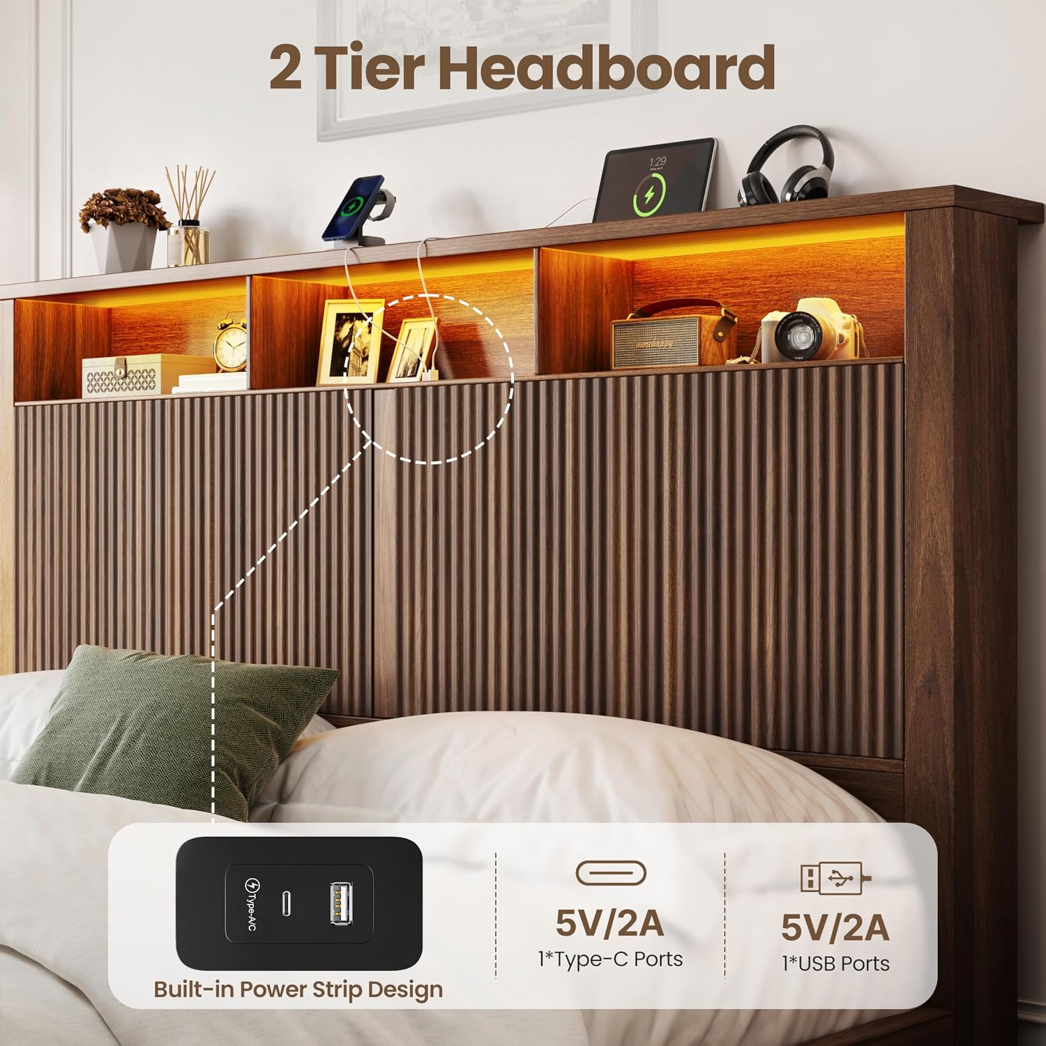 Rangka Tempat Tidur Ukuran Kin - King Size Bed Frame With Storage Drawers ulasan dan harga