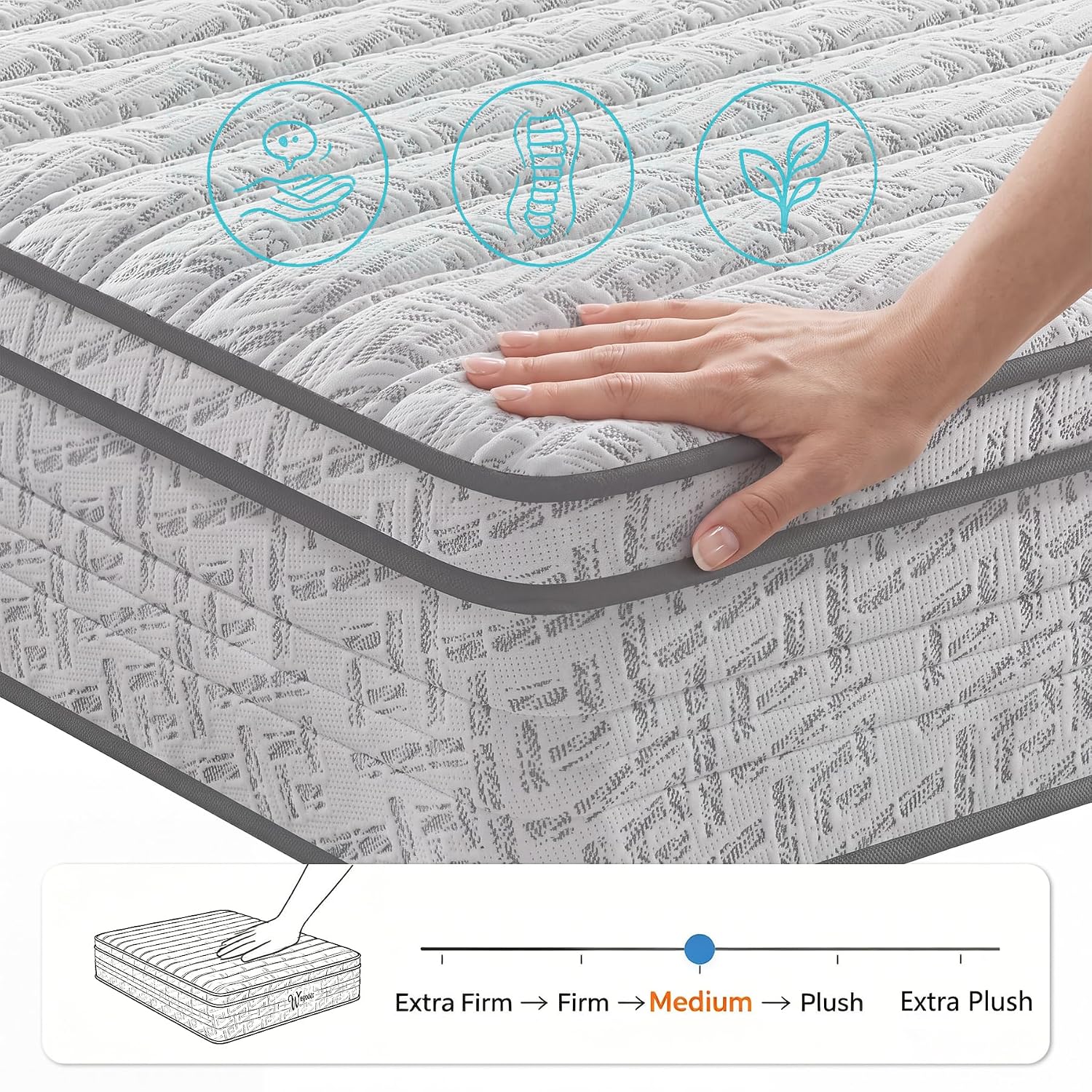 Kasur Queen Size 12 Inci, Kasu - Memory Foam Mattress In A Box Queen ulasan dan harga