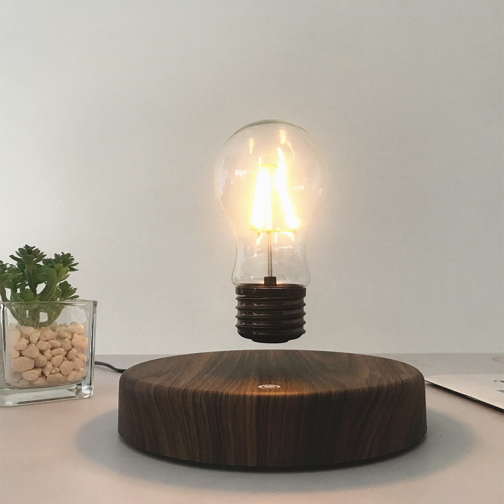 Lampu Levitasi Magnetik Kreati - Floating Nightstand With Led Light ulasan dan harga
