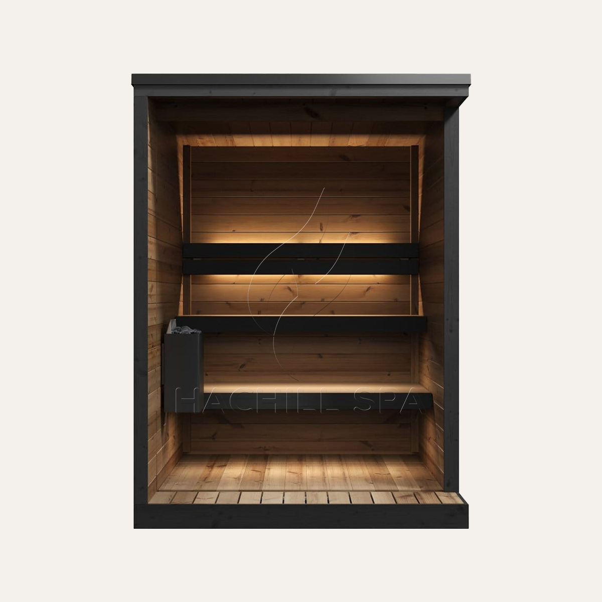 Sauna Luar Ruangan Gym untuk 4 - Outdoor Furniture ulasan dan harga