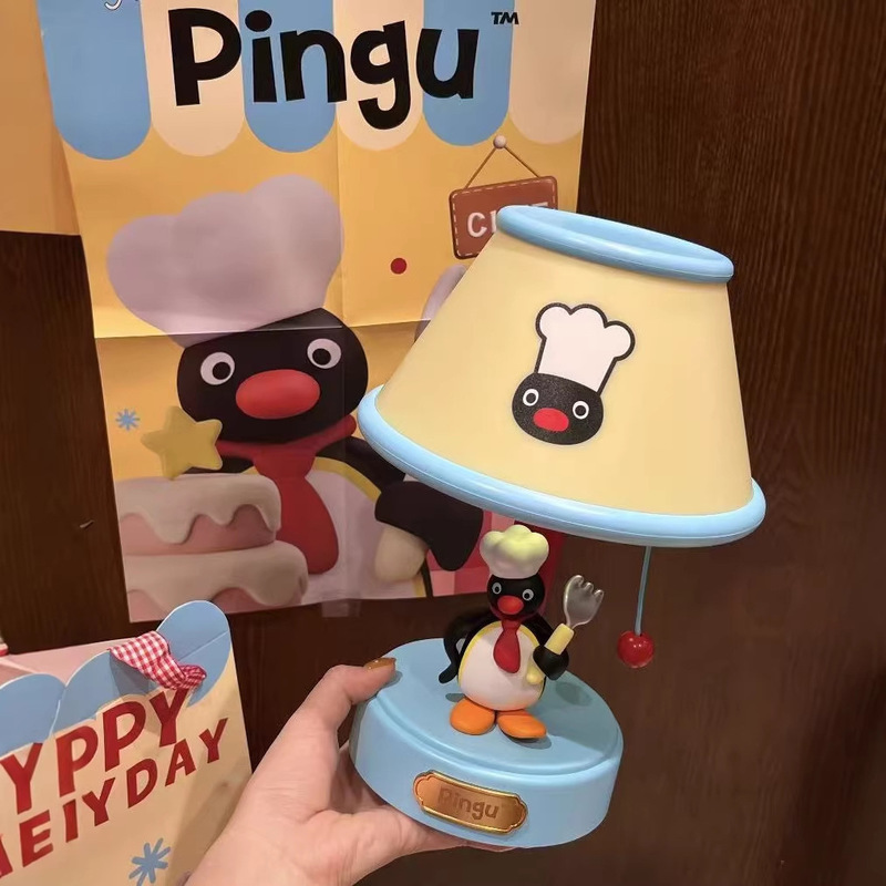 Lampu Meja Penguin Kartun Lucu - Bedroom Furniture ulasan dan harga